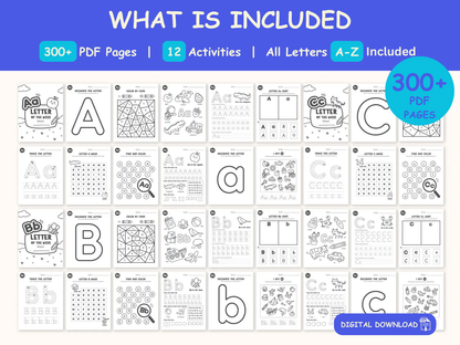 A–Z Letter of the Week | Printable Learning Pack – Print & Play