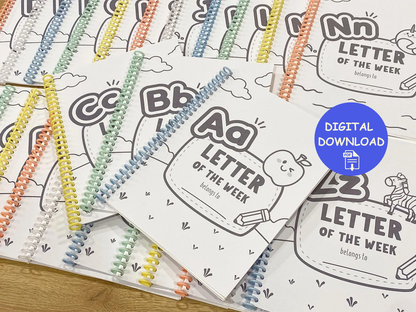 A–Z Letter of the Week | Printable Learning Pack – Print & Play