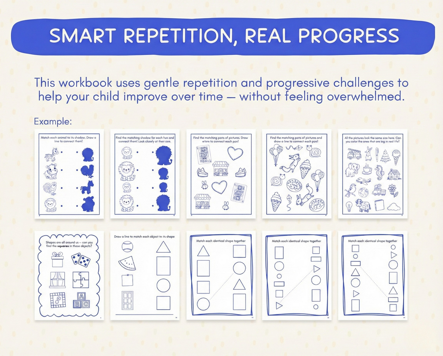 ⭐ Kids Busy Book & Worksheets Bundle (Ages 3–4) | JollyPrinty