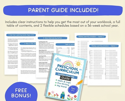 ⭐ Kids Busy Book & Worksheets Bundle (Ages 3–4) | JollyPrinty