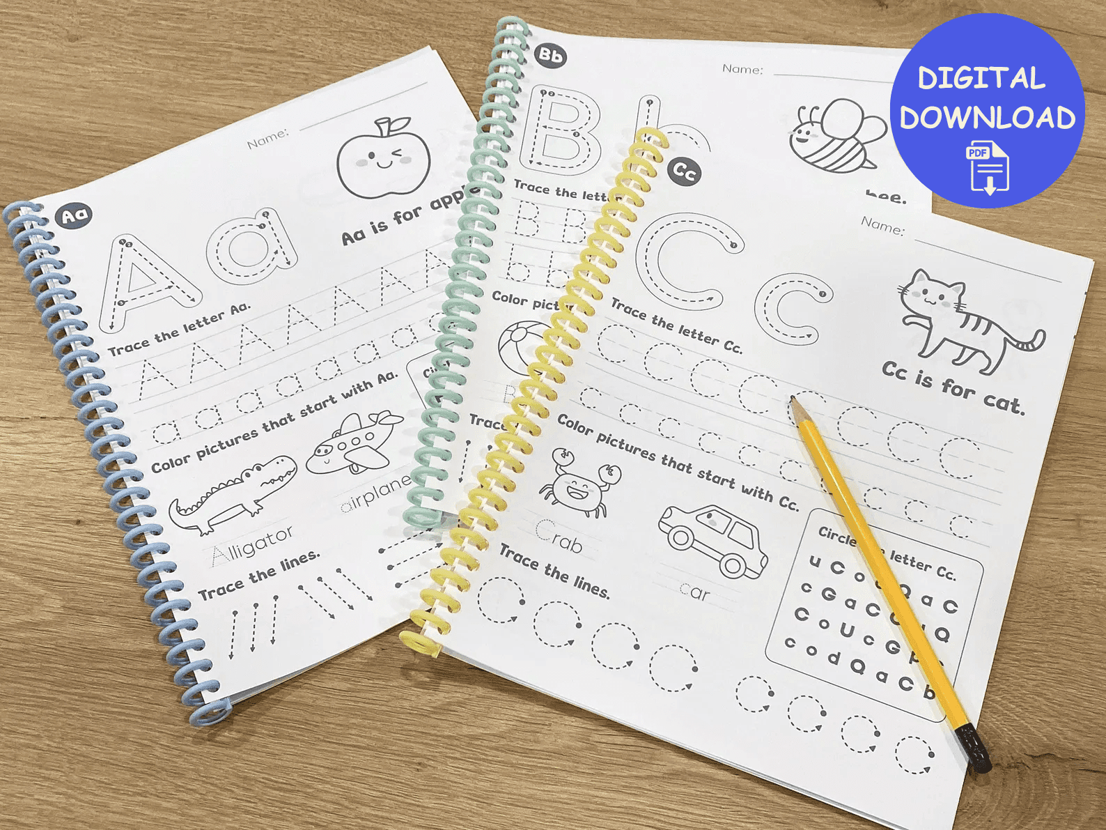 A–Z Letter of the Week | Printable Learning Pack – Print & Play - JollyPrinty