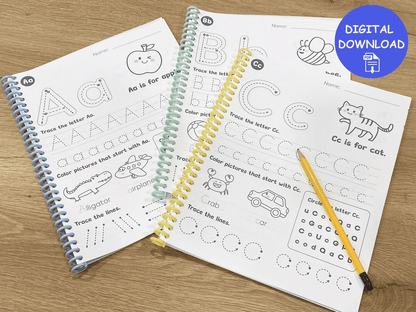 A–Z Letter of the Week | Printable Learning Pack – Print & Play - JollyPrinty