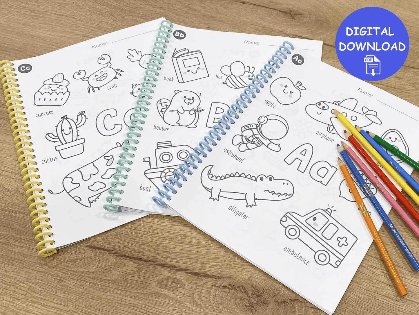 A–Z Letter of the Week | Printable Learning Pack – Print & Play - JollyPrinty