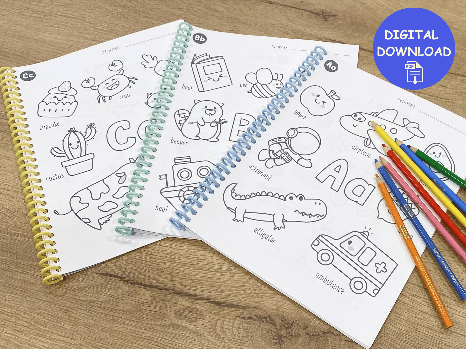 A–Z Letter of the Week | Printable Learning Pack – Print & Play - JollyPrinty