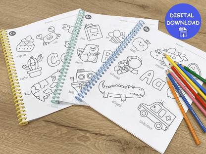 A–Z Letter of the Week | Printable Learning Pack – Print & Play - JollyPrinty