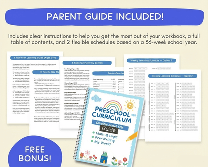 Kids Busy Book & Worksheets Bundle – Preschool Curriculum | JollyPrinty - JollyPrinty
